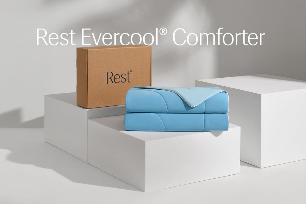 *Rest Evercool Aqua Blue King/California King Cooling Comforter