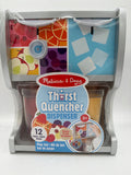 Melissa & Doug Thirst Quencher Wooden Drink Dispenser with Juice Inserts, Ice Cubes & Play Kitchen Accessories, Preschool Learning Toys for Girls & Boys 3+ - FSC Certified