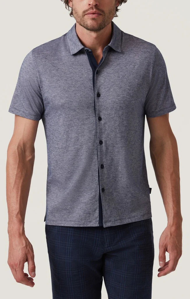 34 Heritage Two Tone Button Down Indigo
