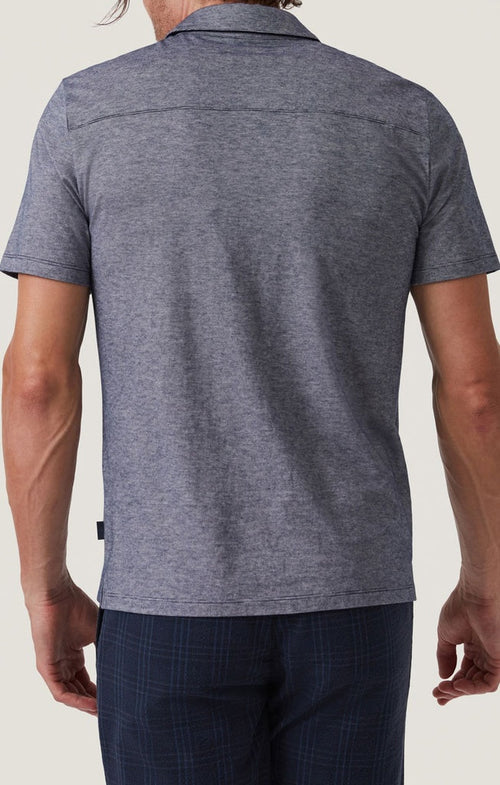 34 Heritage Two Tone Button Down Indigo