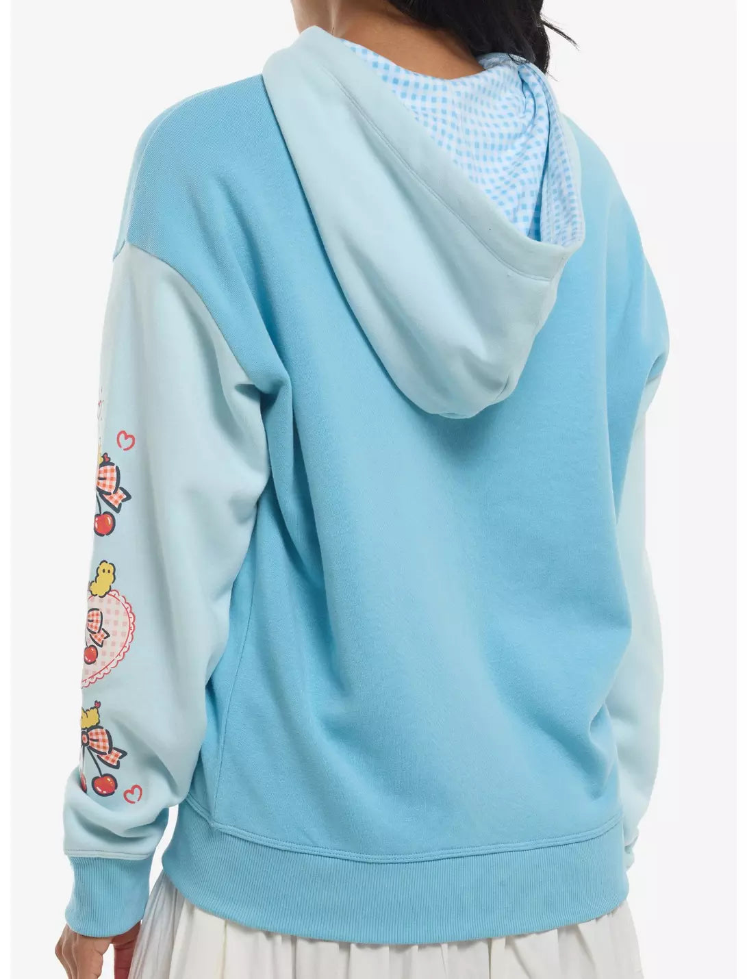 Cogimyun Cherries Blue Girls Hoodie  LG