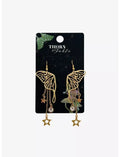 Thorn & Fable Moth Wing Drop Earrings