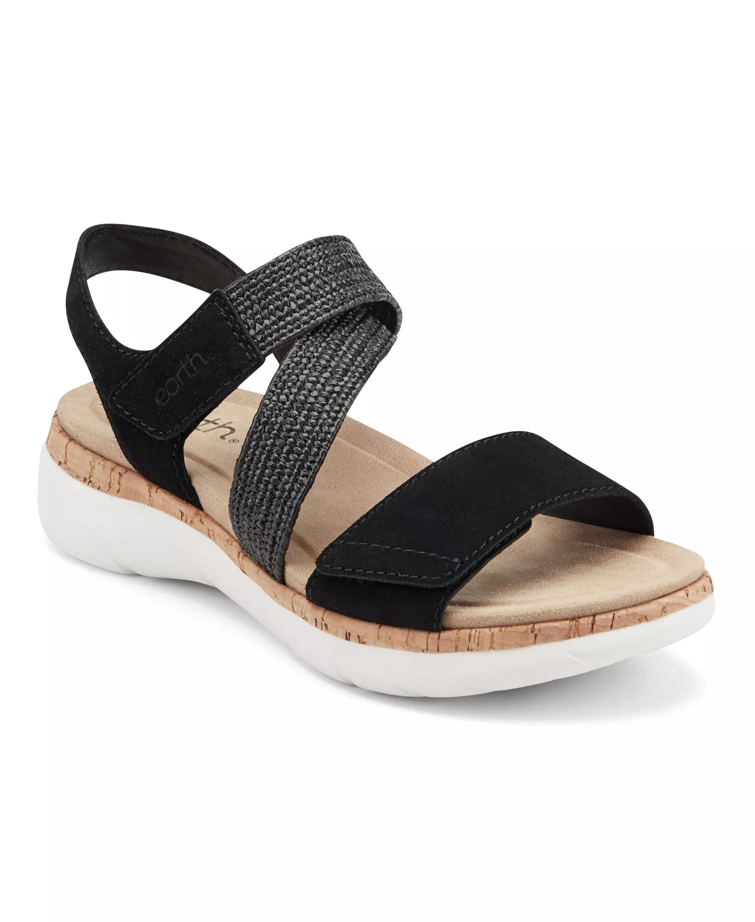 EARTH Reston Sandal In Black Women's Size: 6.5M