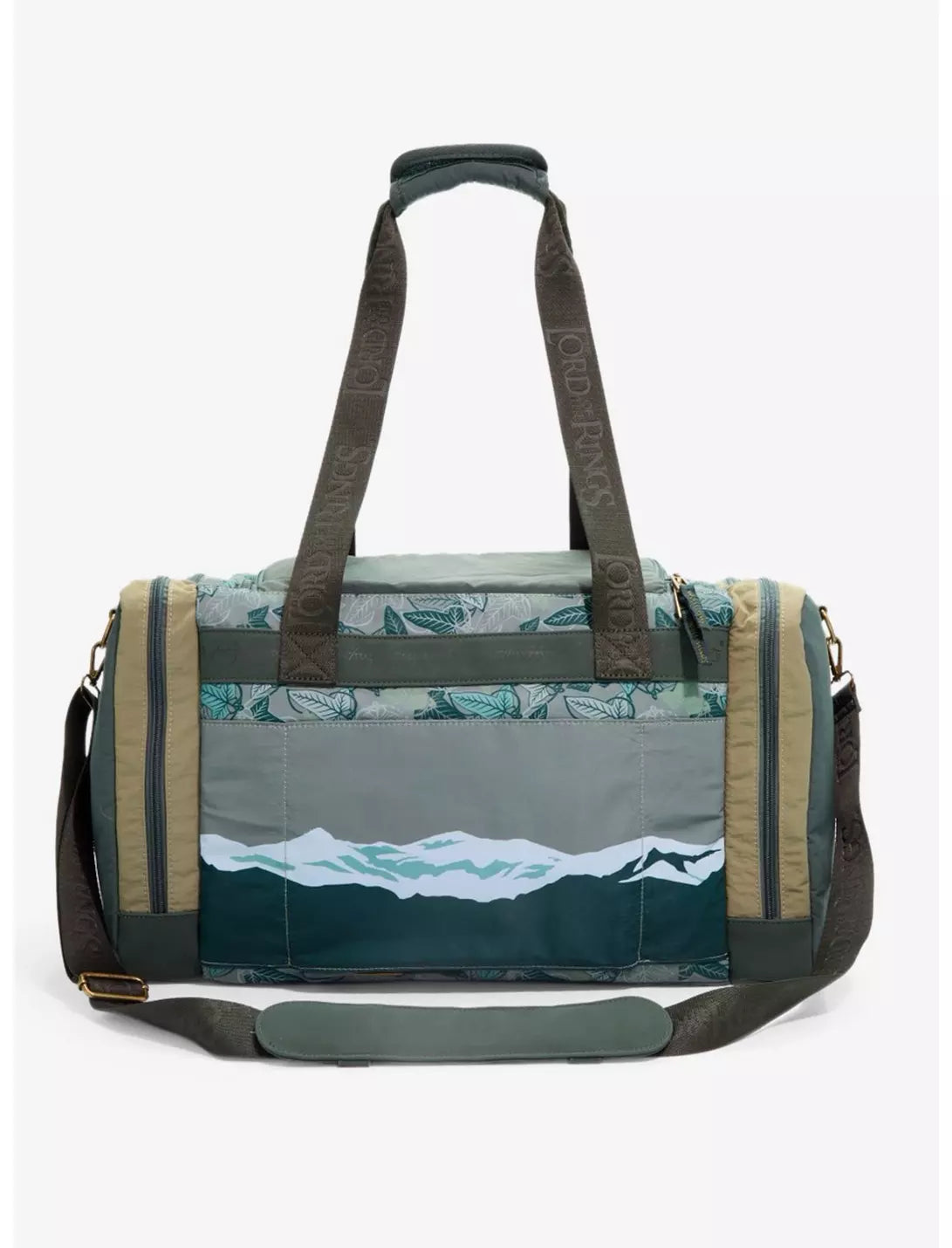 The Lord of The Rings Leaf of Lórien Camo Print Duffle Bag