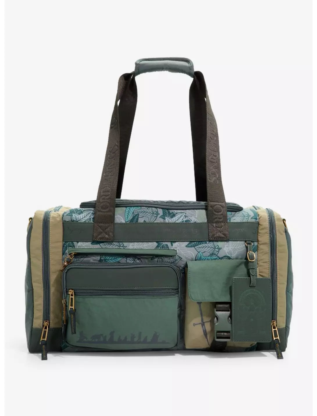 The Lord of The Rings Leaf of Lórien Camo Print Duffle Bag