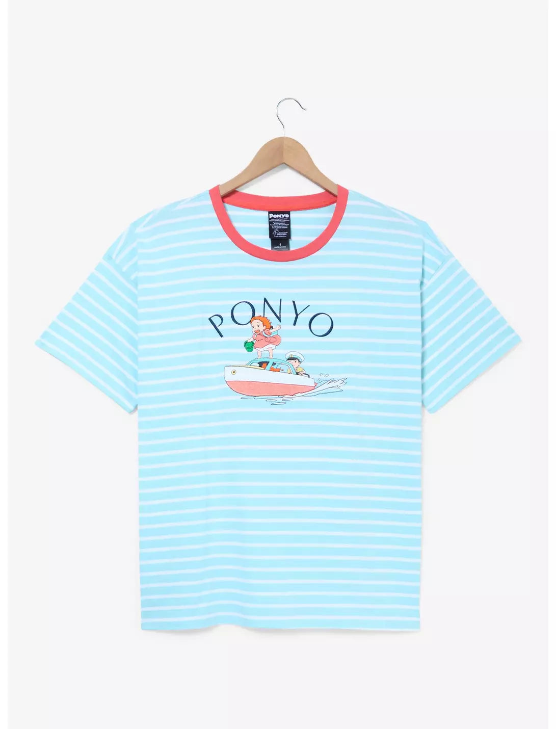 Studio Ghibli® Ponyo Sosuke & Ponyo Striped T-Shirt