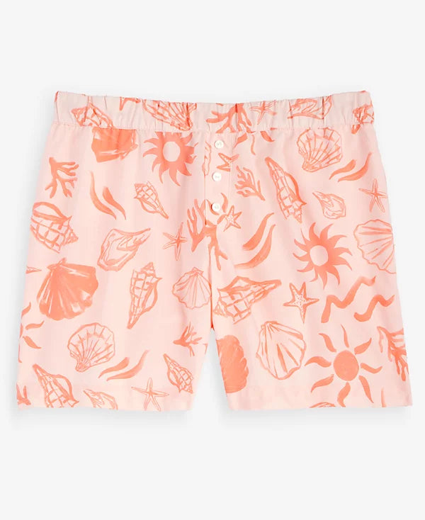 State of Day Women's Printed Woven Sleep Shorts (Size: X-Large)
