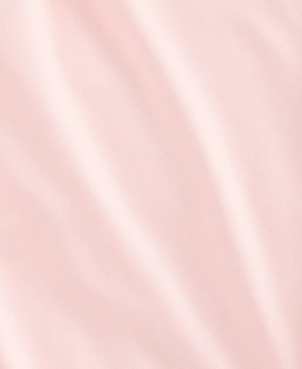 State of Day Women's Solid Short-Sleeve Picot Stitch Set (Size : Small) - Pink