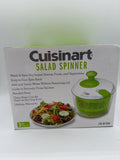 Cuisinart 3qt White and Green Salad Spinner