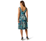 Adrianna Papell Petite Sleeveless Boat Neck Dress- SZ: 4P