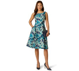 Adrianna Papell Petite Sleeveless Boat Neck Dress- SZ: 4P