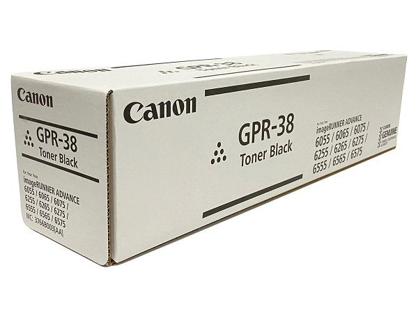 Canon GPR-38 Original Toner Cartridge - Laser - 65000 Pages - Black - 1 Each Item #573187