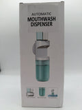 Automatic Mouthwash Dispenser, 550ml (19.35 Oz) Mouthwash Dispenser for Bathroom with Magnetic Cups, 3 Dispensing Levels, Long Standby Time White