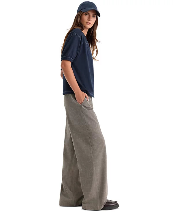 Good American Women's Straight-Leg Pull-On Trouser Size L