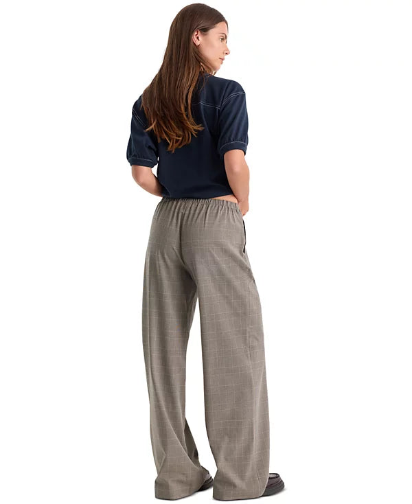 Good American Women's Straight-Leg Pull-On Trouser Size L