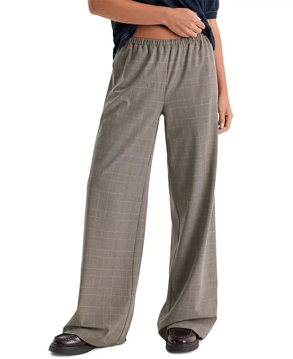Good American Women's Straight-Leg Pull-On Trouser Size L