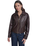 Levi's Women's Western Yoke Bubble Hem Bomber Jacket Size L