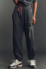 Daily Practice Knit Fleece Trousers by Anthropologie - Dark Grey - XXS