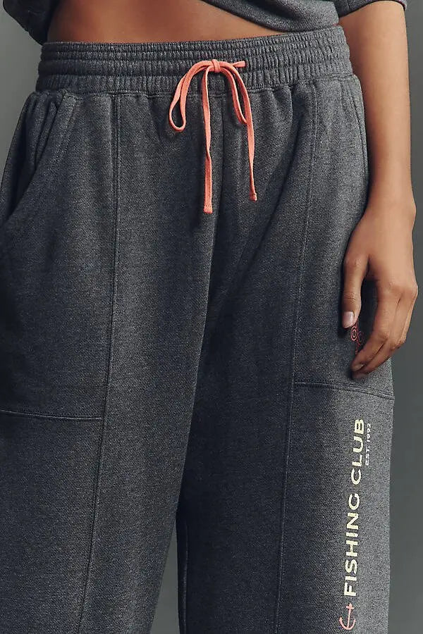 Daily Practice Knit Fleece Trousers by Anthropologie - Dark Grey - XXS