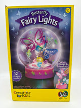 Creativity for Kids Butterfly Fairy Lights Craft Kit - Makes 1 Butterfly Night Light for Kids (Ages 7+)
