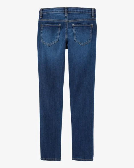 OSH KOSH B'GOSH Girls' Super Skinny Jeans - Dark Wash Marine Blue - 6/6X