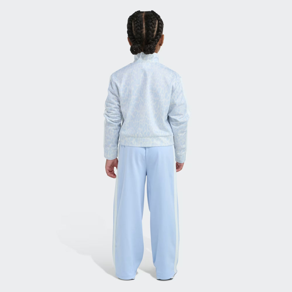 * Adidas 3S AOP TRICOT JACKET PANT SET girls 6x