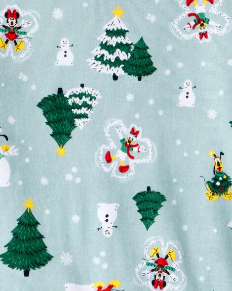 Carter's Kid Disney© Mickey Mouse 2-Piece Holiday Pajamas - Blue 4T