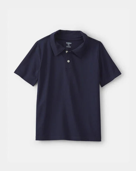 OSH KOSH B'GOSH Boys Uniform Active Polo Shirt in Navy - 8