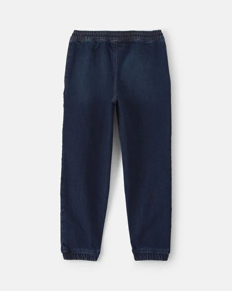 OSH KOSH B'GOSH Boys Denim Relaxed Joggers - Dark Wash - 7
