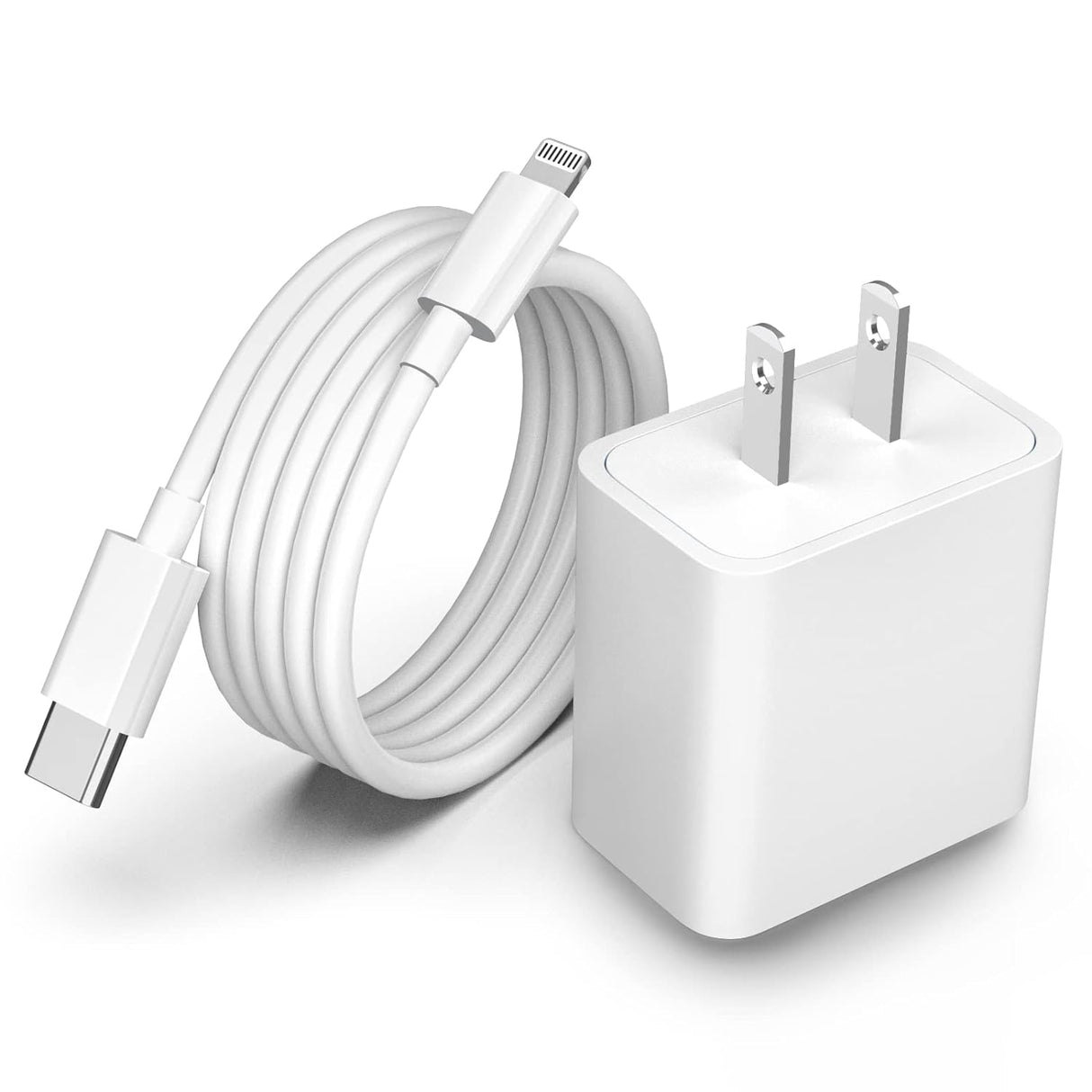 iPhone Fast Charger Cable,Fast Charger iPhone 20W PD USB C Wall Charger Type C Power Adapter Lightning Cable Fast Charging Plug Compatible with iPhone 14/13 Pro/12/11/XS/Max/XR/X/8 Plus/SE 2022,iPad 3.3ft (Open Box)