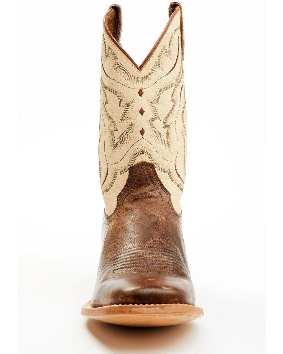 Cody James Men's Bone Western Boots - Broad Square Toe - Ivory - Size 10D