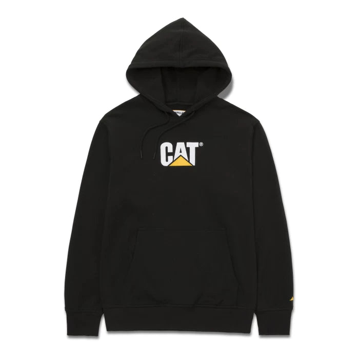 CAT Workwear Men's Caterpillar Trademark Hooded Sweatshirt - Black - Size 2XL