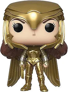 Funko Pop! Movies: Wonder Woman 1984 - Wonder Woman Gold Flying (Metallic), Multicolor (NEW)