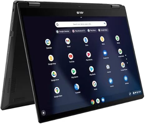ASUS - 16" 2-in-1 Touchscreen Chromebook - Intel Core i3-8GB Memory - 128GB SSD - Mineral Grey