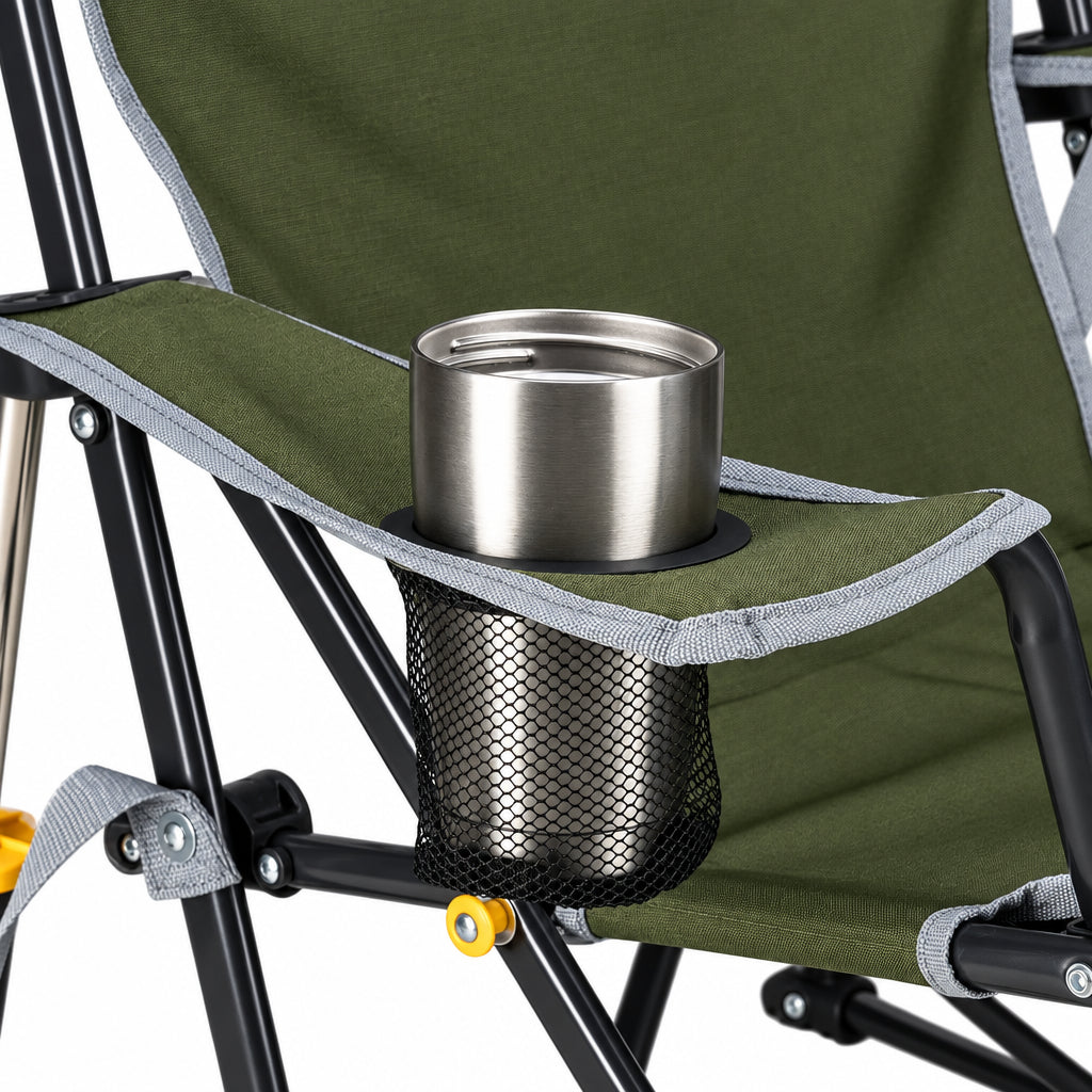 GCI - Kickback Rocker Outdoor Rocking Chair - Aged Fatigue
