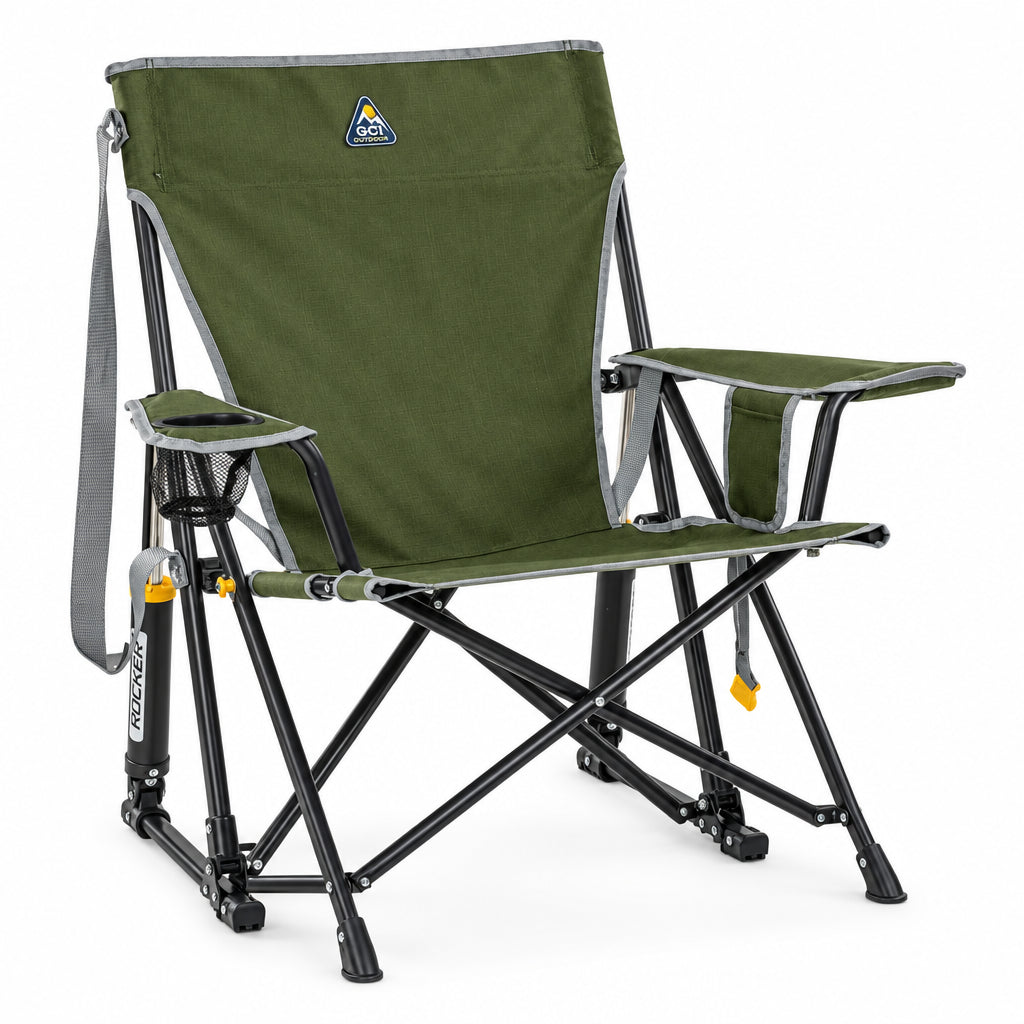 GCI - Kickback Rocker Outdoor Rocking Chair - Aged Fatigue