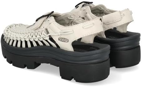 KEEN - Unisex UNEEK PLK Mary Jane Sandal in Birch Smooth Leather - W8.5/M7