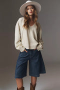 The Montana Pocket Knit Top by Pilcro Size L