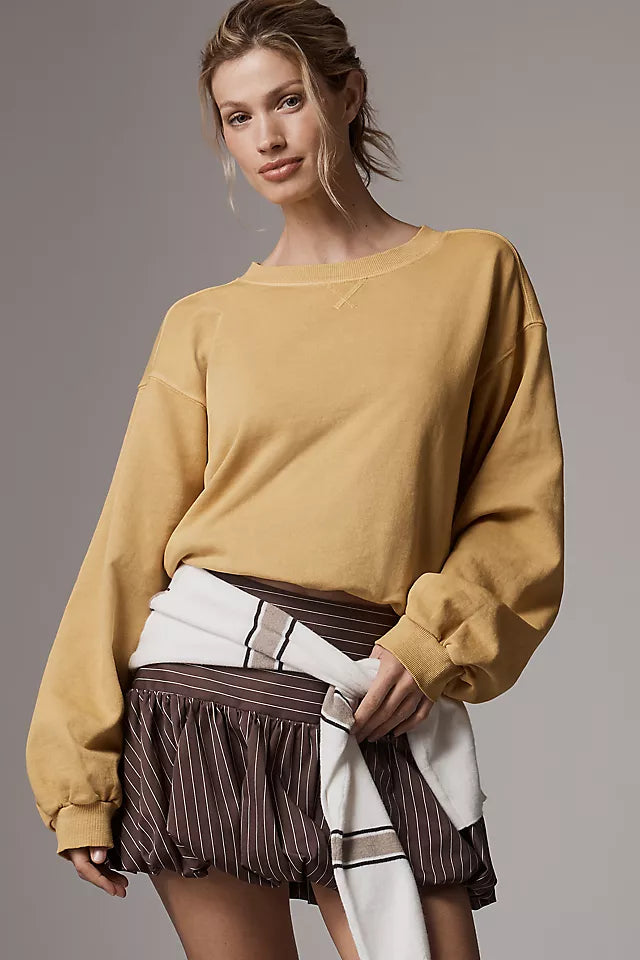 The Niki Bubble Sweatshirt by Pilcro Size S