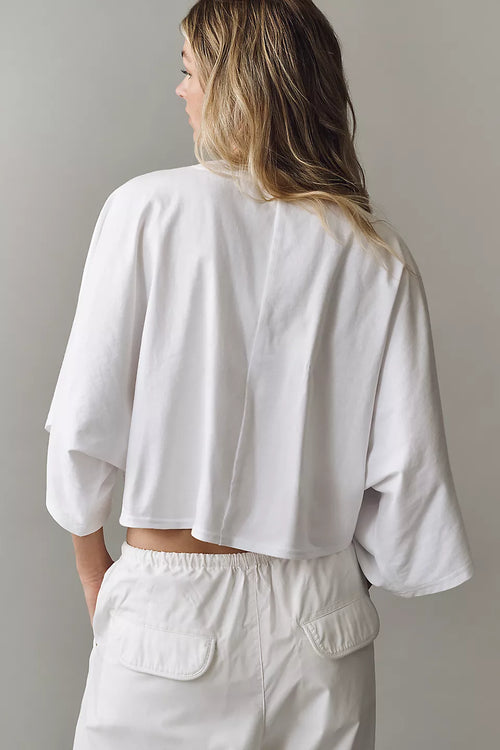 Anthropologie Pilcro Cotton Poncho Tee Size M