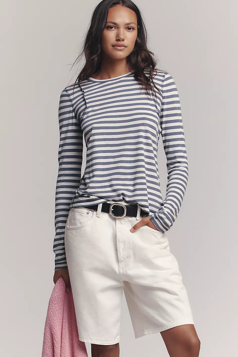 Anthropologie The Teddy Tissue Tee by Pilcro