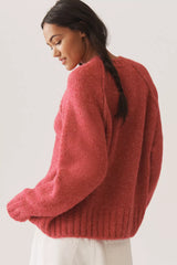 Anthropologie The Cline Chunky Crew-Neck Sweater Size: L