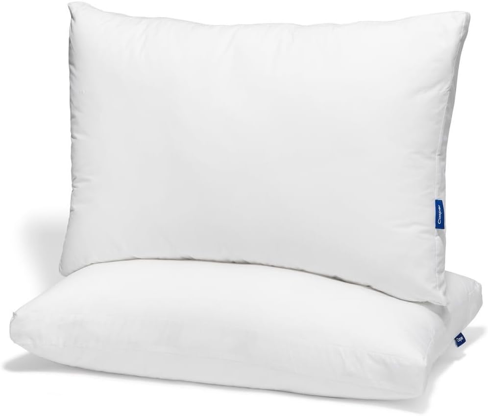 Casper Original Pillow for Sleeping, Standard, White, Two Pack (NEW, OPEN BOX)