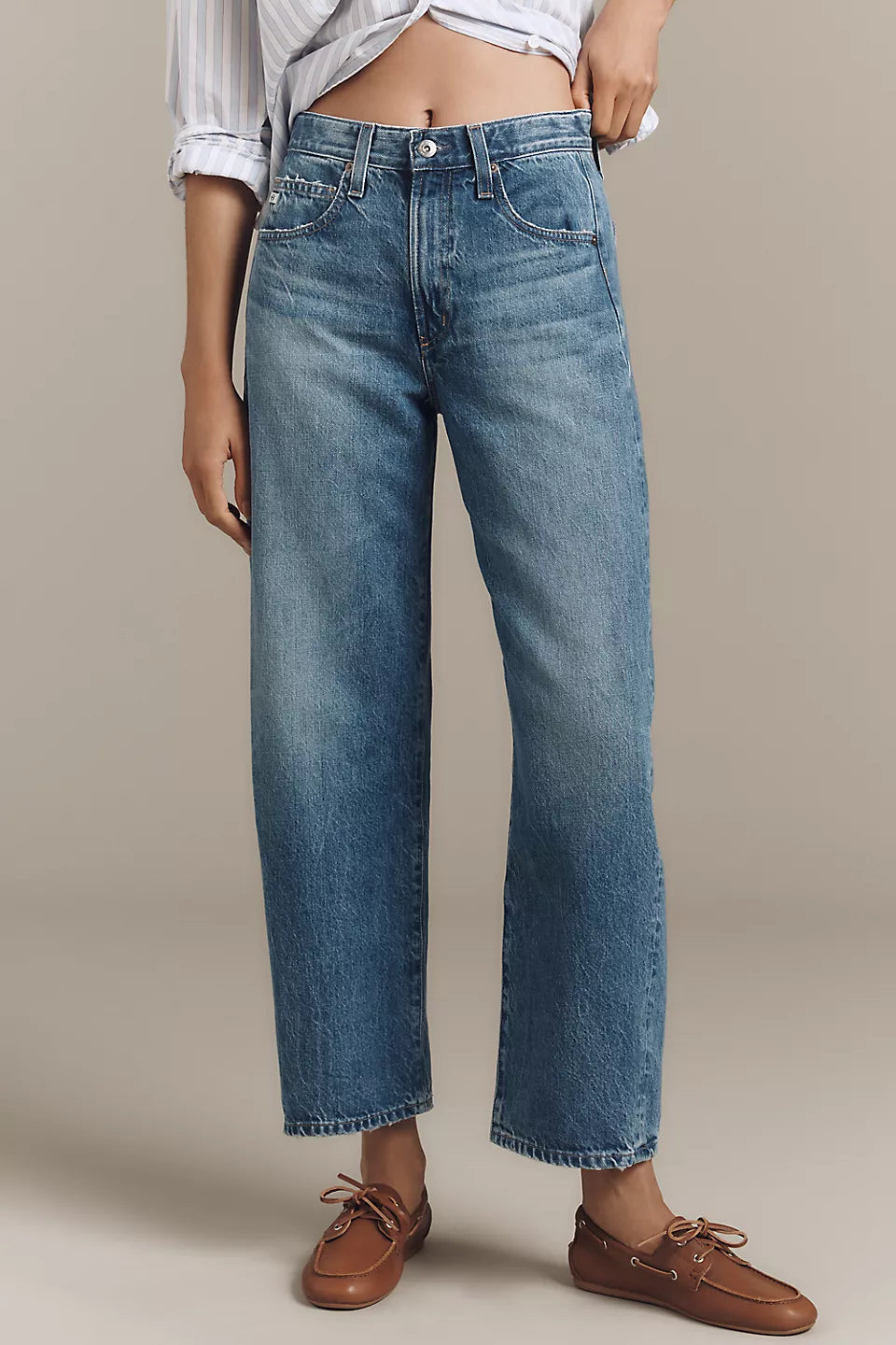 Anthropologie AG Hattie High-Rise Taper Candid Ankle Jeans Size: 28