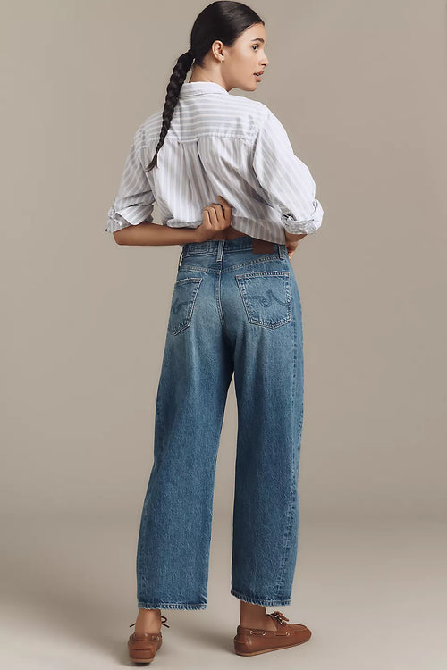 Anthropologie AG Hattie High-Rise Taper Candid Ankle Jeans Size: 28