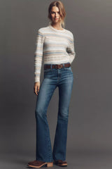 AG Farrah Mid-Rise Boot-Leg Jeans - Size: 25