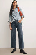 AGOLDE Ren High-Rise Wide-Leg Jeans Size 27 P