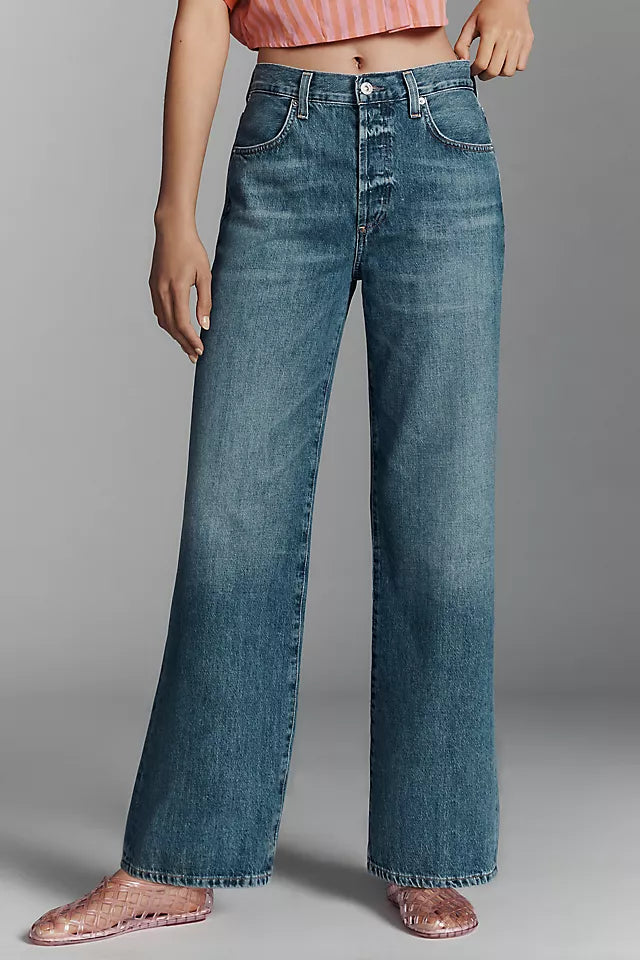 Citizens of Humanity Annina High-Rise Wide-Leg Jeans Size 33
