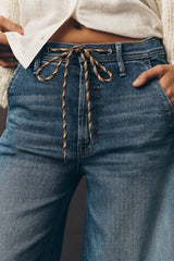 MOTHER Drawn Undercover High-Rise Wide Leg Jeans - Size: 31