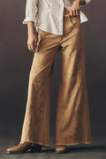 The Adi Embroidered Mid-Rise Flare Jeans by Pilcro Size 29 P